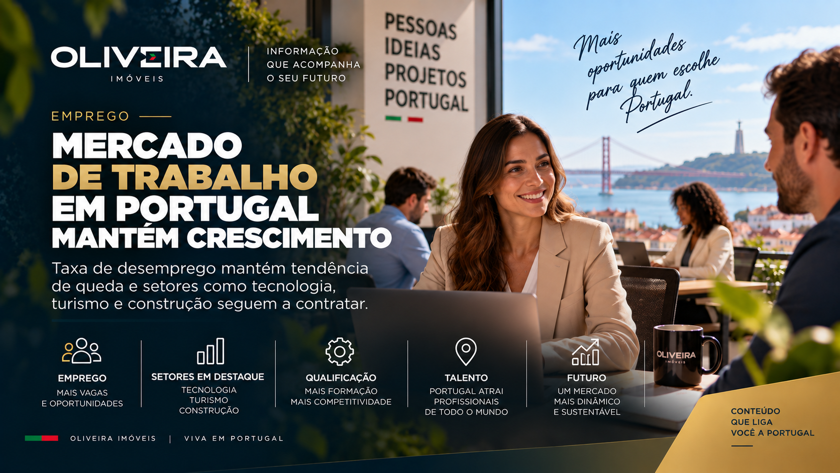 Mercado de trabalho e emprego em Portugal em 2026