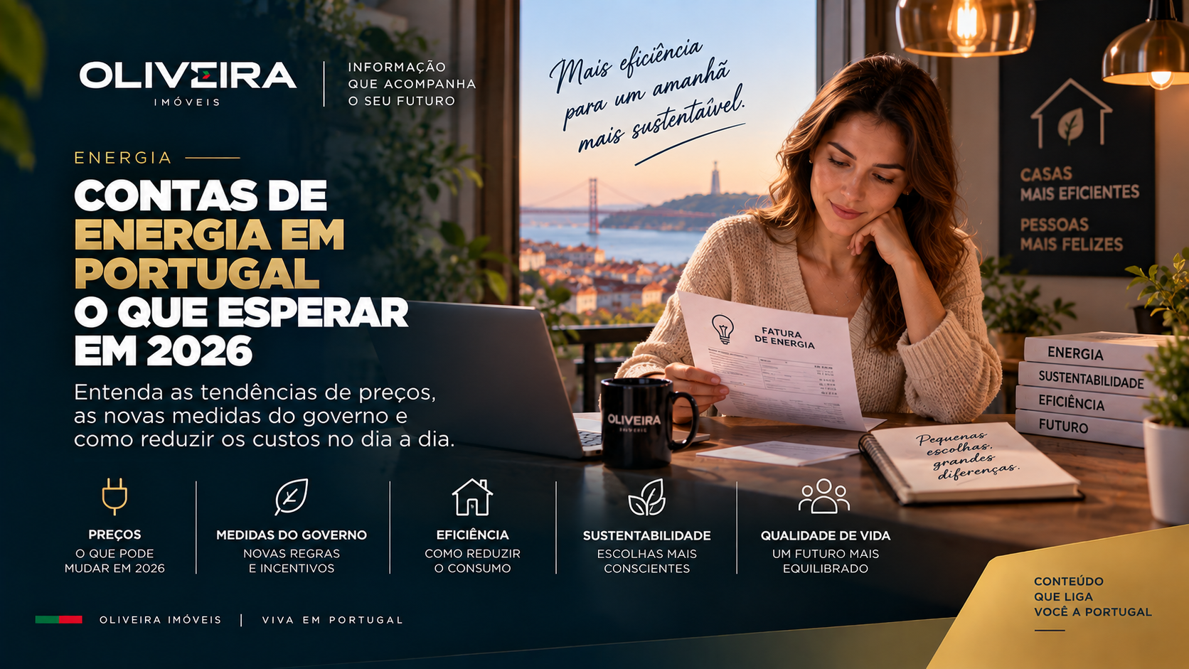 Contas de energia em Portugal e novas regras em 2026