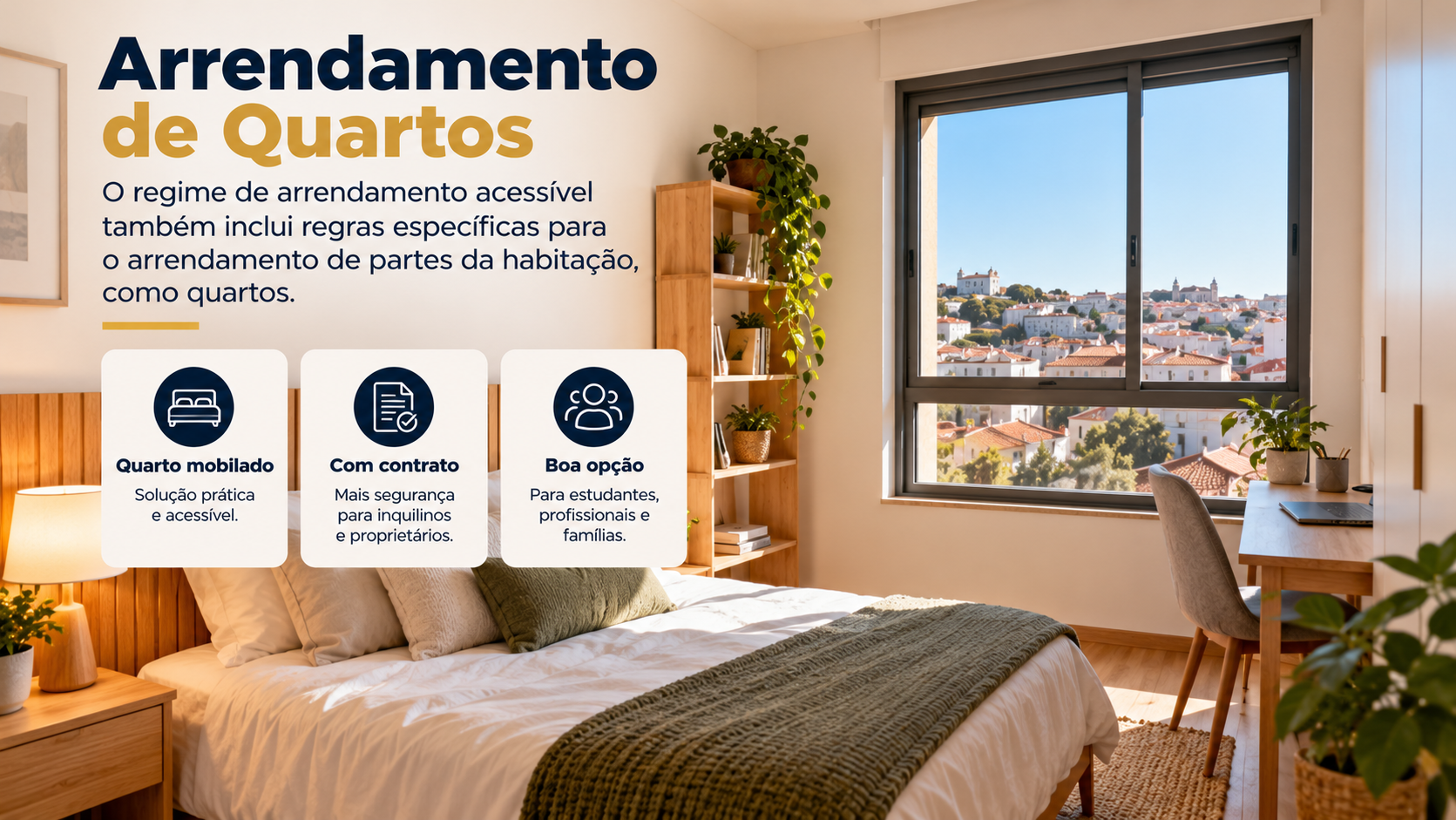 Arrendamento de quartos em Portugal: condições e regras do regime acessível