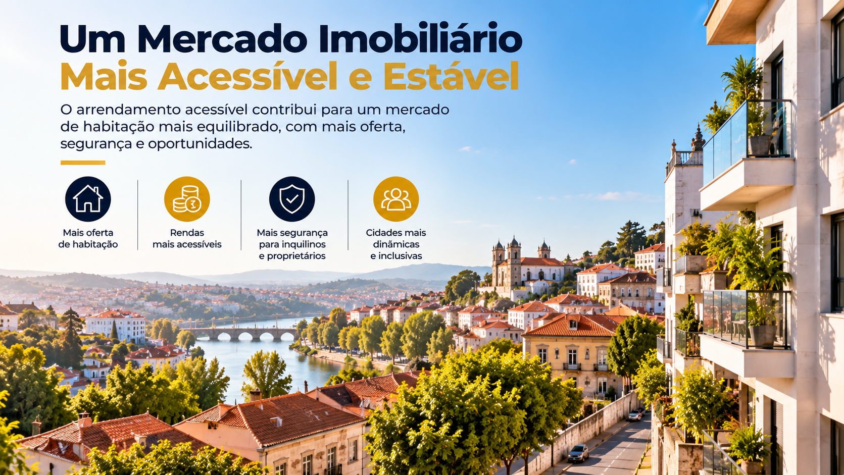 Mercado imobiliário em Portugal e perspetivas para o arrendamento acessível